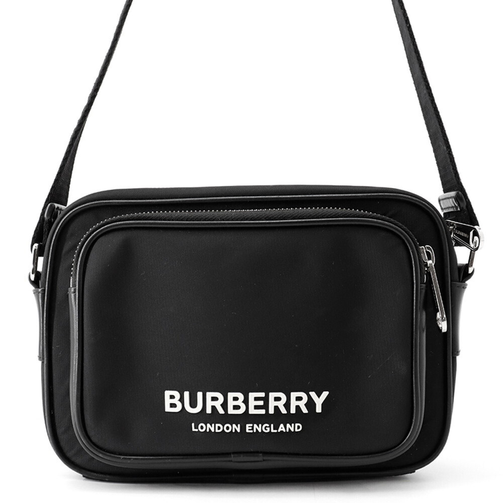 Burberry Paddy Nylon Shoulder Bag 80490941 BURBERRY Black Handbag Men's